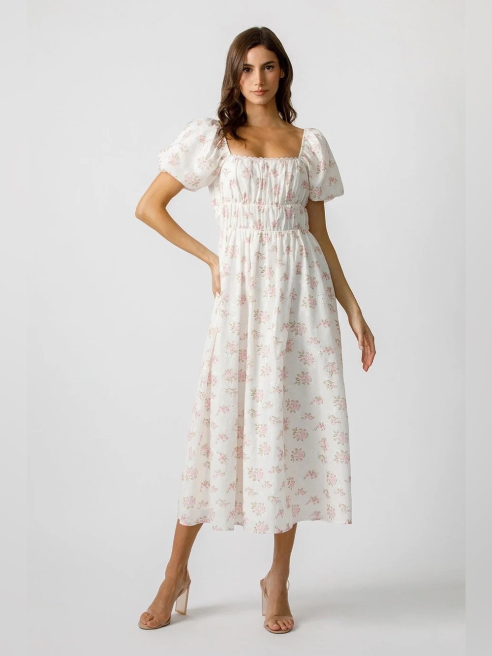 New with tags Storia Rosewood Reverie Floral Midi Dress - Picture 4 of 4